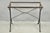 Antique French Victorian Cast Iron Pastry Table Base Marble Top Console Table For Sale - Image 12 of 18