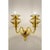 Amber Murano Glass Sconce with Linear Design by Simoeng for Simoeng For Sale - Image 4 of 6