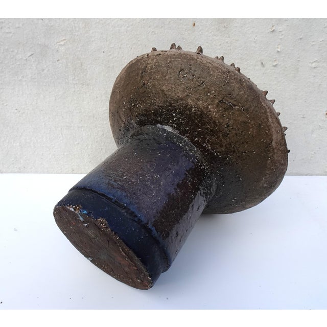 Belgian Brutalist Ceramic Vase attributed to Paul de Bruyne, 1960s For Sale - Image 13 of 18