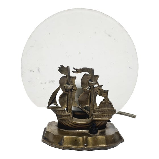 Art Deco Style Bedside Lamp, Denmark, 1950s For Sale