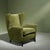 Italian Lounge Chair in Forest Green Dedar Upholstery, Italy For Sale - Image 11 of 11