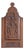 French 19th Century Carved Walnut Farinerio Decorative Box with Floral Decor For Sale