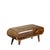 Wood Light Oak-Finish Mango Wood Scandinavian Coffee Table For Sale - Image 7 of 8