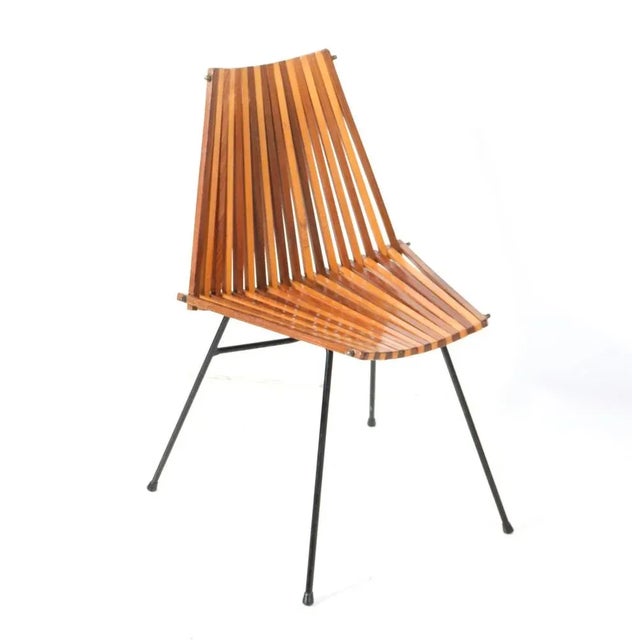 Mid-Century Modern Model 218 Side Chair by Dirk Van Sliedregt for Rohé, 1960s For Sale - Image 10 of 10
