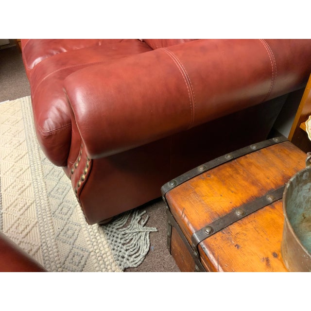 Late 20th Century 20th Century Leather Sofa For Sale - Image 5 of 9
