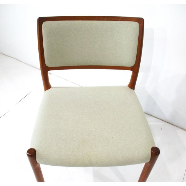 Niels O. Moller Teak Upholstered Dining Chairs by j.l. Moller Denmark For Sale - Image 9 of 15