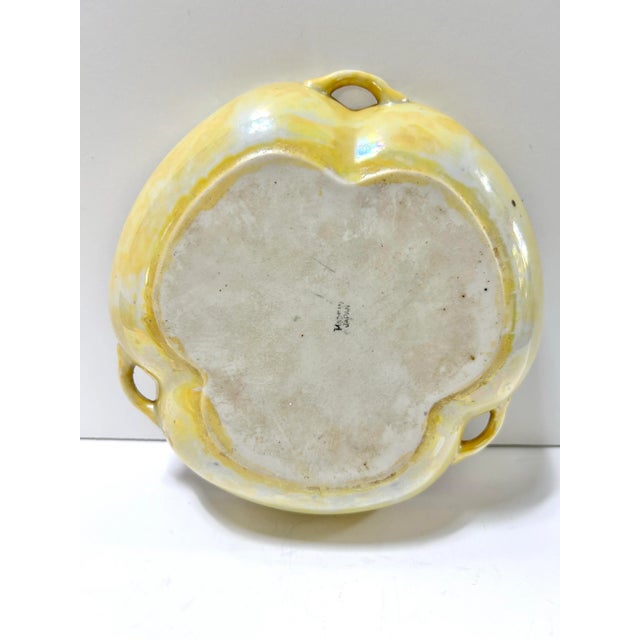 Art Deco 1920s Japanese Art Deco Lusterware Trinket Dish With Floral Motif For Sale - Image 3 of 7