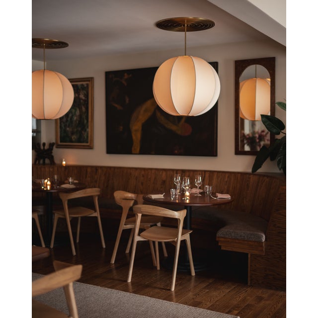 Hudson Valley Lighting Jupiter 28 in. 2 Light Pendant in Aged Brass Finish For Sale - Image 11 of 11