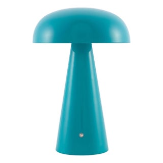 Umbra Accent Table Lamp Aqua For Sale
