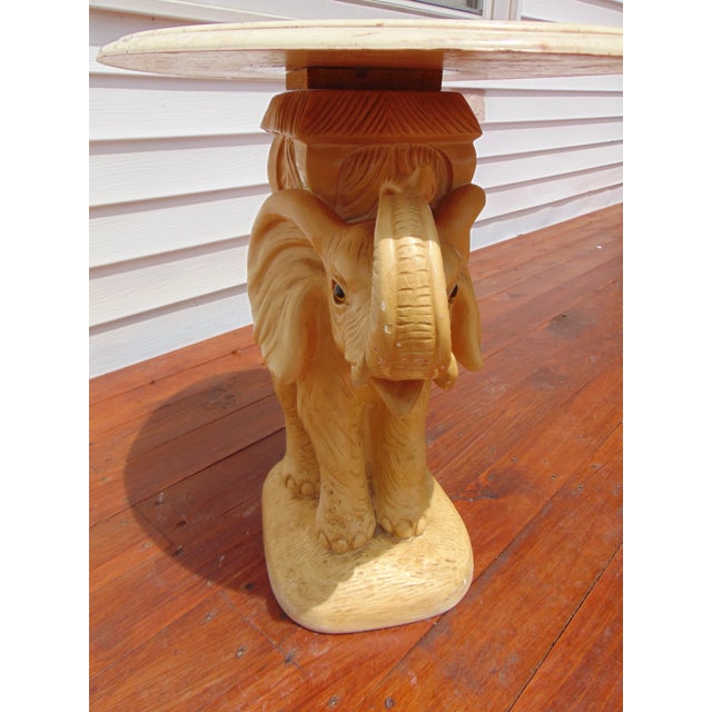 Ceramic Elephant Side Table Chairish