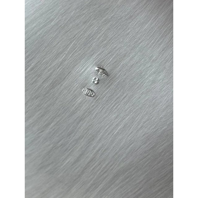 Tea Set in 800 Silver, 1980s, Set of 4 For Sale - Image 10 of 11