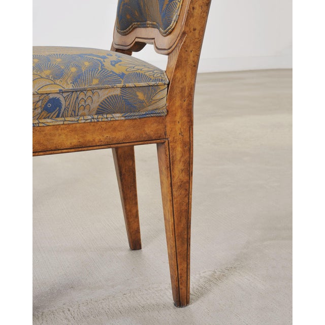 Set of Ten Minton-Spidell Rizzoli Regency Style Dining Armchairs For Sale - Image 16 of 18