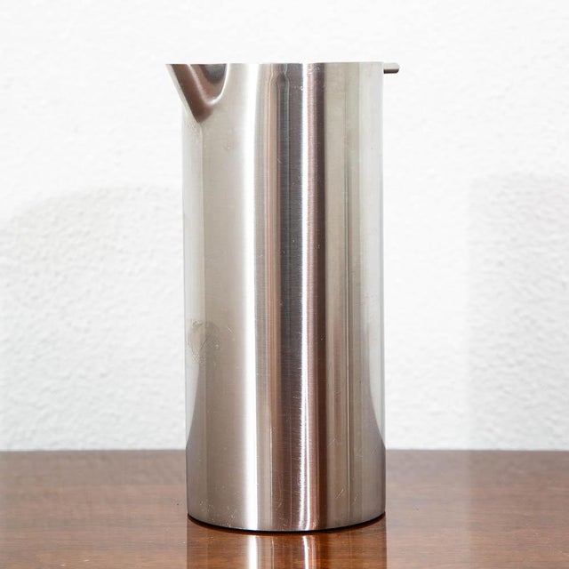 Mid-Century Modern 1960s Mid Century Danish Modern Stelton Cocktail Mixer Stainless Steel Arne Jacobsen For Sale - Image 3 of 10