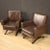 Set of Italian Skai Armchairs For Sale - Image 11 of 13