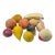 1950s Italian Hand Carved and Painted Marble Fruits- Set of 12 For Sale