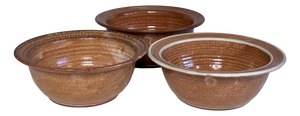 Studio Ceramic Art Bowls from Helma Klett, Germany, 1960s, Set of 3