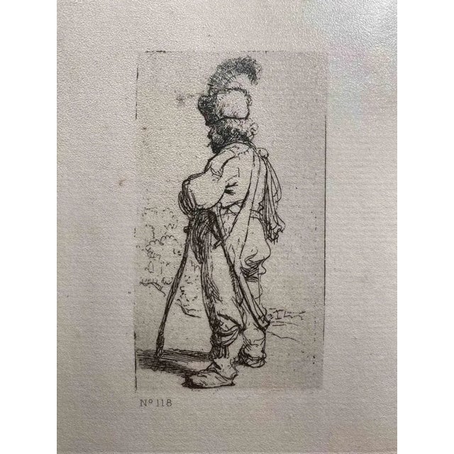Polander Leaning on a Stick is an engraving on ivory-colored paper realized by Charles Amand Durand (1831-1905) after an...