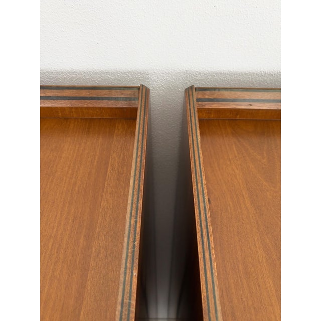 Wooden and Leather Wardrobes by Afra & Tobia Scarpa for Maxalto, Italy, 1970s, Set of 2 For Sale - Image 10 of 18