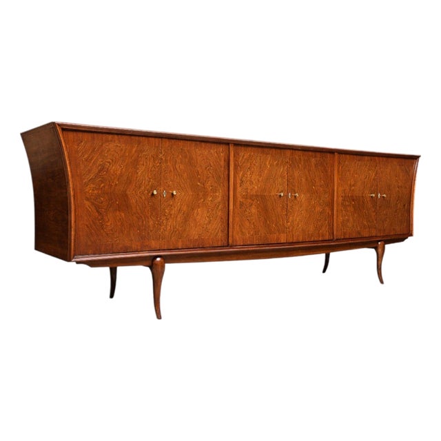 Caviuna Wood Credenza by Giuseppe Scapinelli for Zullo Sonato, Brazil, 1950s For Sale