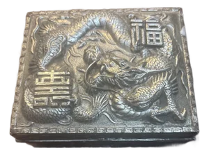 Japanese Box With Dragon Circa 1920