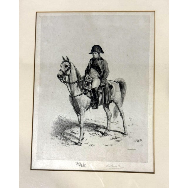 19th Century After Meissonier Print of Napoleon, Framed For Sale - Image 4 of 6
