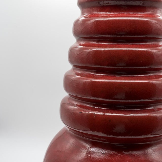 Mid-Century Modern Model 269-40 Wien Floor Vase from Scheurich Keramik, West Germany, 1970s For Sale - Image 3 of 9