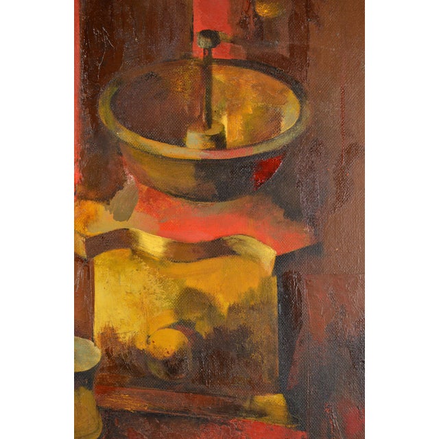 1990s Janis Zemitis, Still Life, 1990, Oil on Canvas For Sale - Image 5 of 8