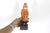Small vintage East coast Folk art carved wood fisherman or captain. Rustic, primitive, but with great detail. He is...