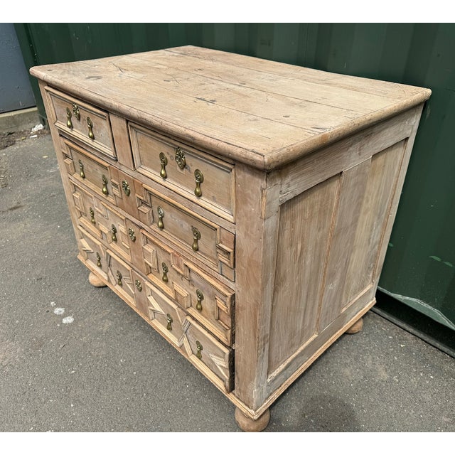 Brown 18th Century Bleached Chest of Drawers, 1780s For Sale - Image 8 of 18