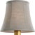 Transitional Visual Comfort Signature 6" Natural Linen Soft Empire Shade For Sale - Image 3 of 3
