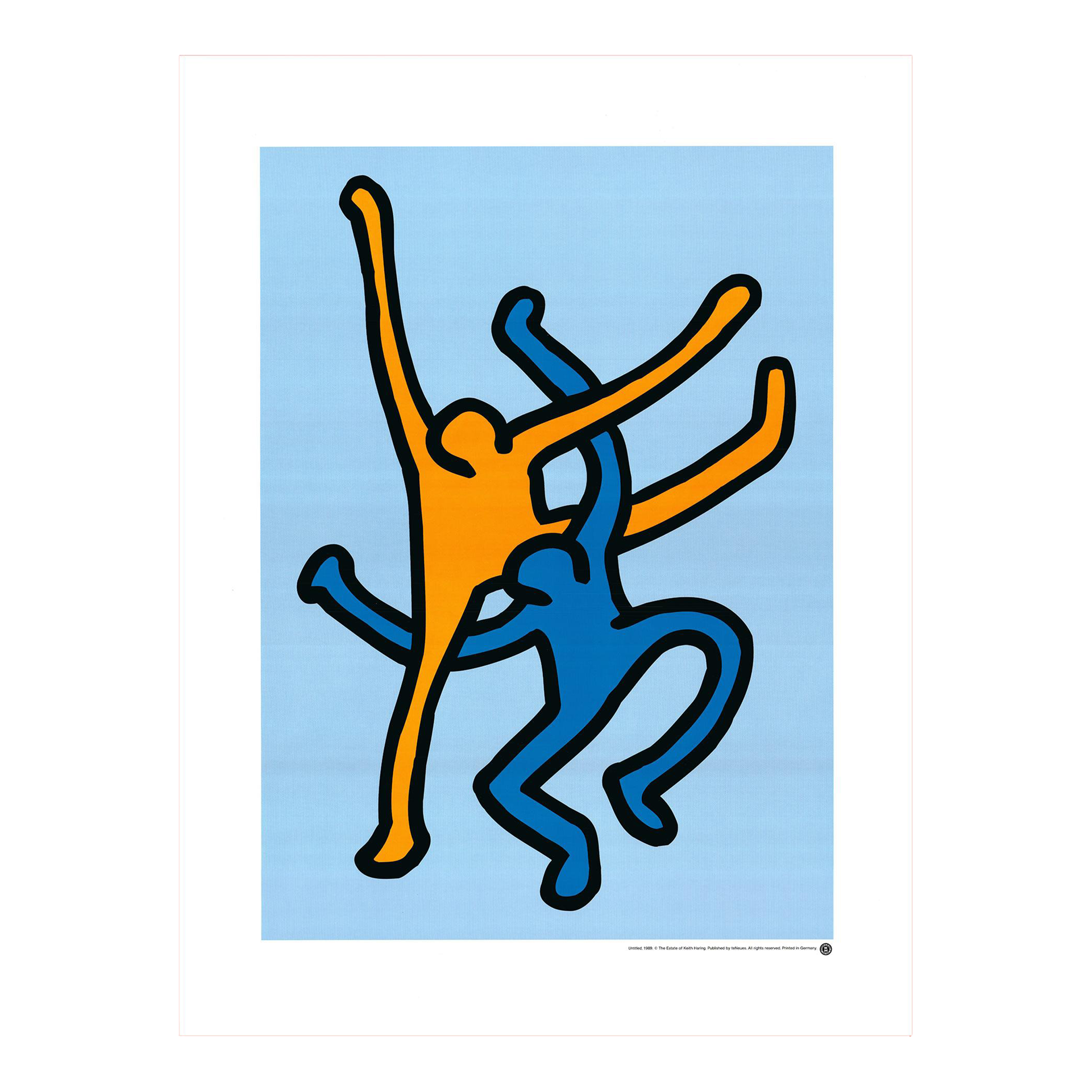 1990s After Keith Haring - Untitled (People Dancing) Vintage Fine