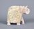 Light Pink Vintage Hand-Carved Marble Stone Elephant Sculpture For Sale - Image 8 of 9