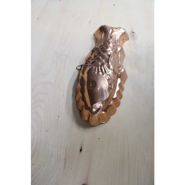 Mid 20th Century Mid Century Copper Fish Mold For Sale - Image 5 of 6