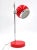 Metal Space Age Red Eyeball Table Lamp For Sale - Image 7 of 7
