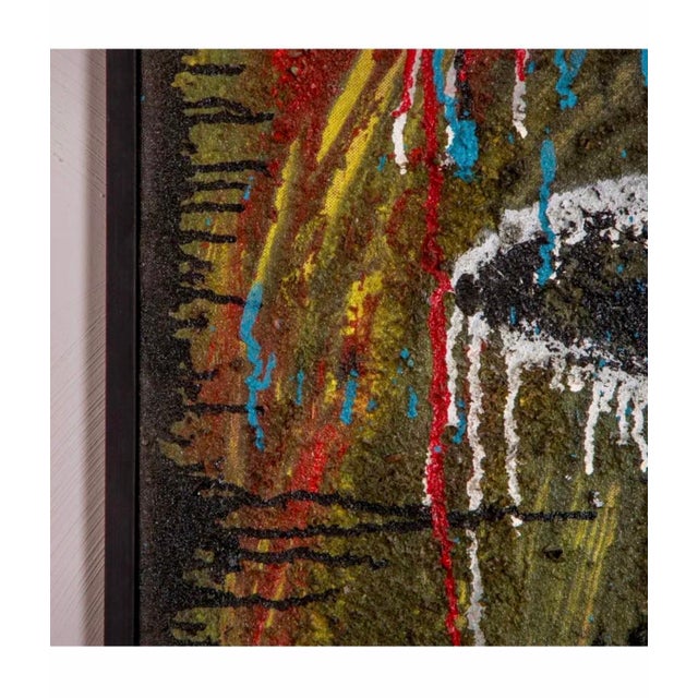 Juan Suarez (Spanish, b. 1946) Naturaleza Muerta, Mixed media painting on three assembled canvases, (triptych) It is...