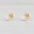 Modern New 0.42ctw Diamond Martini Stud Earrings 14k White Gold Round Solitaire Studs - 2 Pieces For Sale - Image 3 of 6