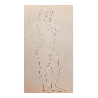 'Standing Nude' by Victor Di Gesu, Paris, Louvre, Salon D'Automne, Chaumière, Los Angeles County Museum of Art, San Francisco Art Association, Carmel For Sale