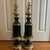 Late 20th Century Pair French Black Opaline and Gilt Bronze Table Lamp For Sale - Image 10 of 11