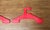 Plastic Mid-Century Modern German Red Space Age Coat Hanger, 1960s, Set of 3 For Sale - Image 7 of 18