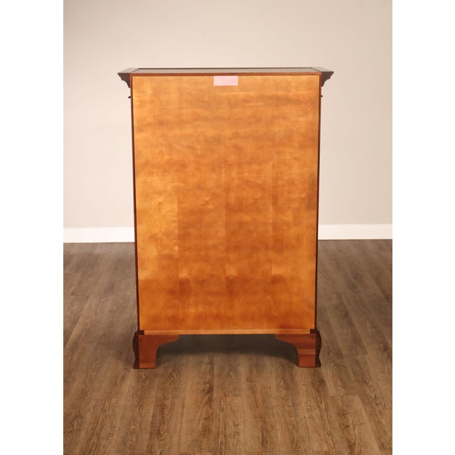 Henkel Harris Chippendale Style Mahogany Tall Chest For Sale - Image 14 of 17