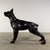Black Life-Size Boxer Dog Bronze Sculpture – 42”h Contemporary Canine Statue For Sale - Image 8 of 10