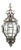 Vintage Silvered Bronze Versailles Diamond Baluster Lantern, Set of 2 For Sale