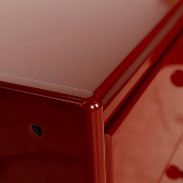 Red Olinto Wooden Sideboard in Red from B&b Italia / C&b Italia, Set of 3 For Sale - Image 8 of 18