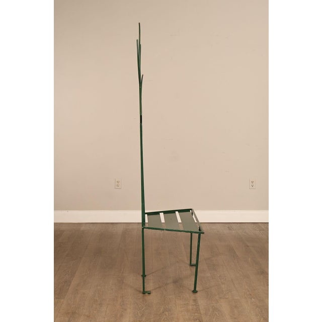 W. Travis 1998 Sisters Painted Metal Sculpture Bench For Sale - Image 18 of 18