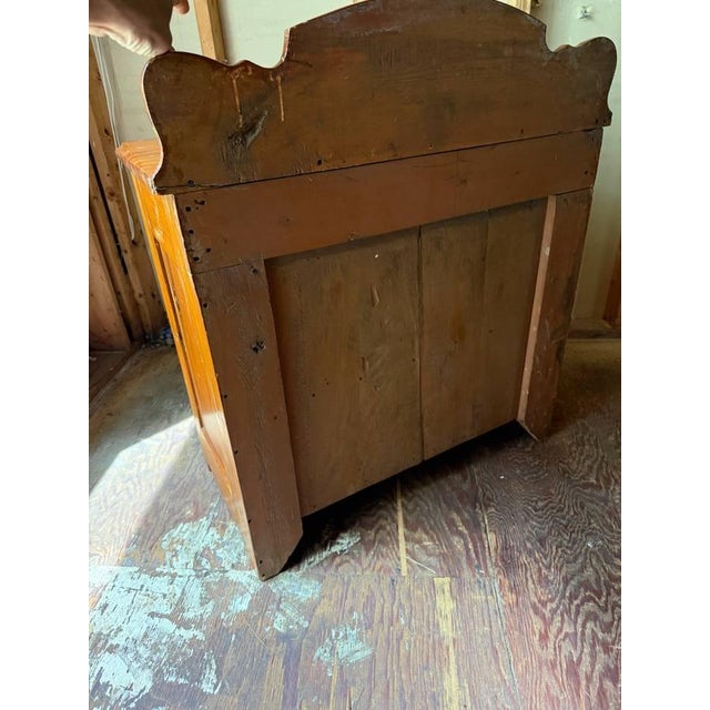 Antique 19th Century Early American Primetive Style Pine Jelly Cupboard Cabinet For Sale - Image 9 of 18