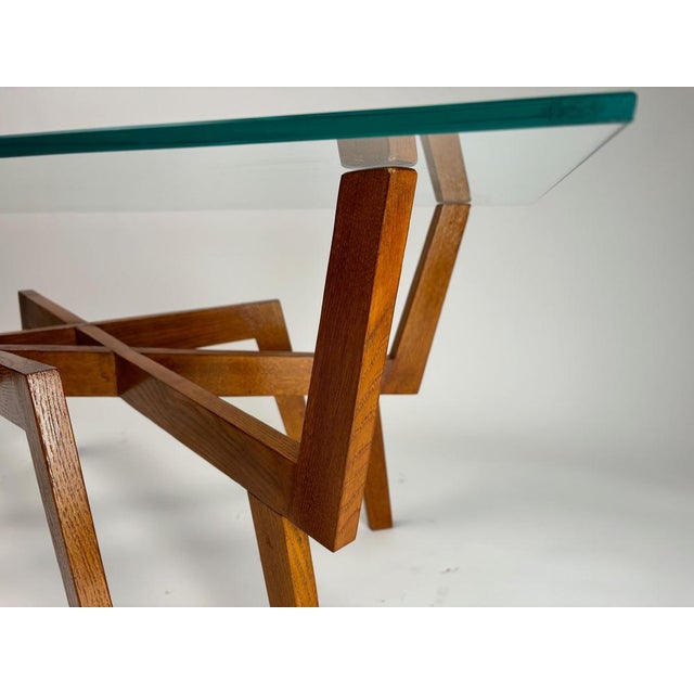 Mid-Century Modern Sculptural Wooden Coffee Table, Italy, 1950s For Sale - Image 10 of 17