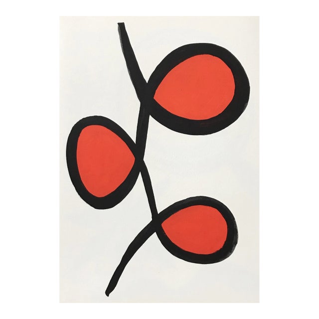 Alexander Calder Zurich 5 Original Lithograph 1973 For Sale