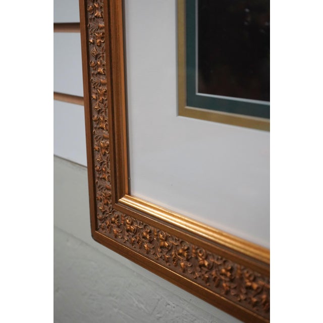 1980s Framed Print of Oil Painting Front Door in Bloom For Sale - Image 5 of 11