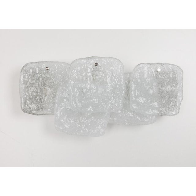 Large Wall Light in Murano Glass from Kalmar, Austria, 1960s For Sale - Image 9 of 14