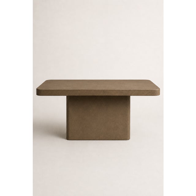 Monolite Microconcrete Dining Table by Andrea Toffanin for Hood - Back & Forth Design For Sale - Image 6 of 6